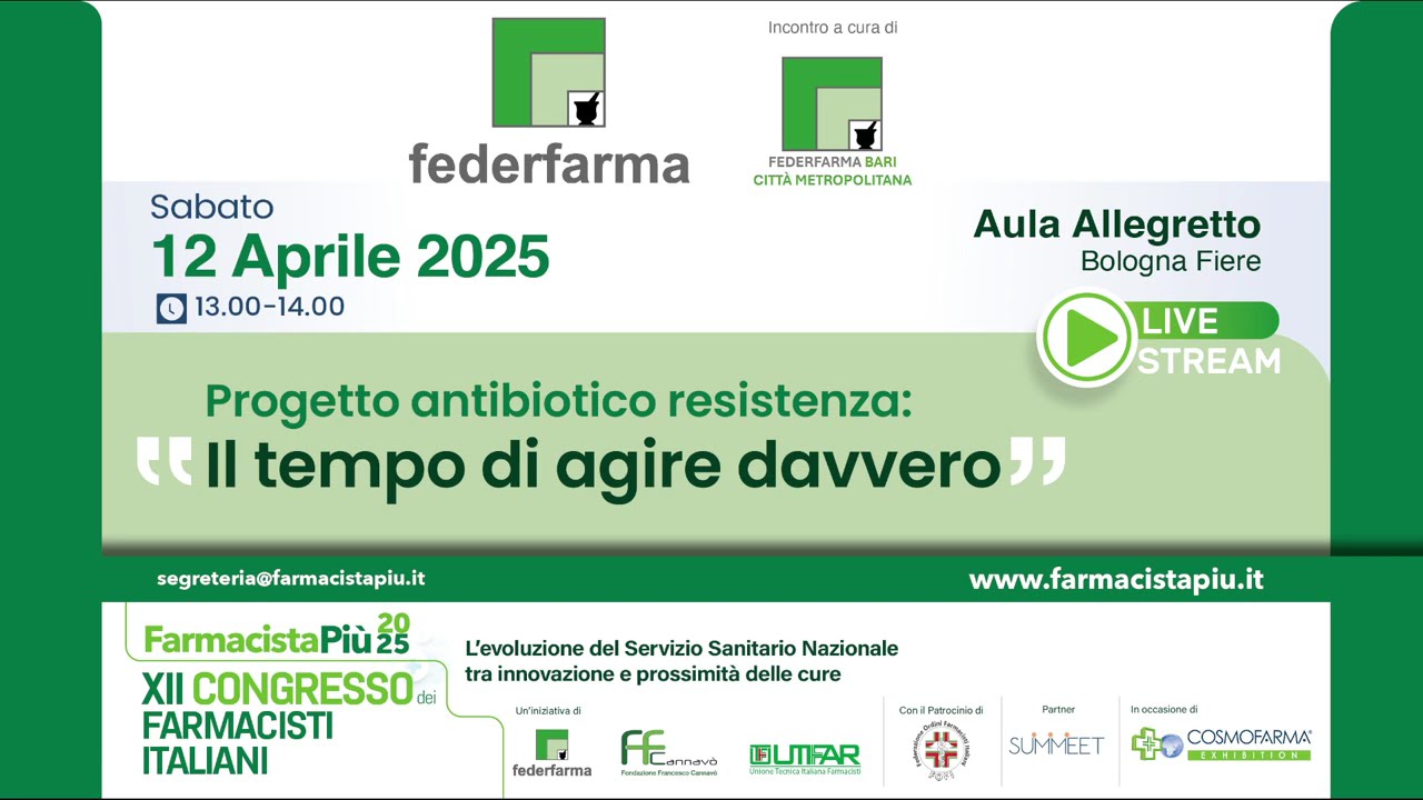 Progetto antibiotico resistenza: Il tempo di agire davvero