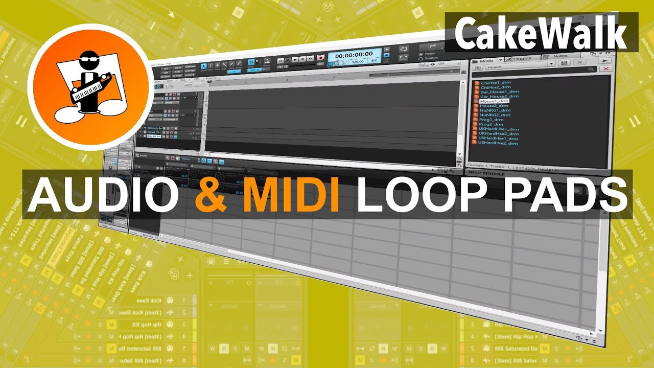 How to use the Cakewalk looper pads (Matrix View)