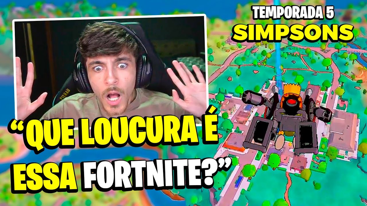 IMPOSS&Iacute;VEL! SUETAM TESTOU a TEMPORADA SIMPSONS no FORTNITE!