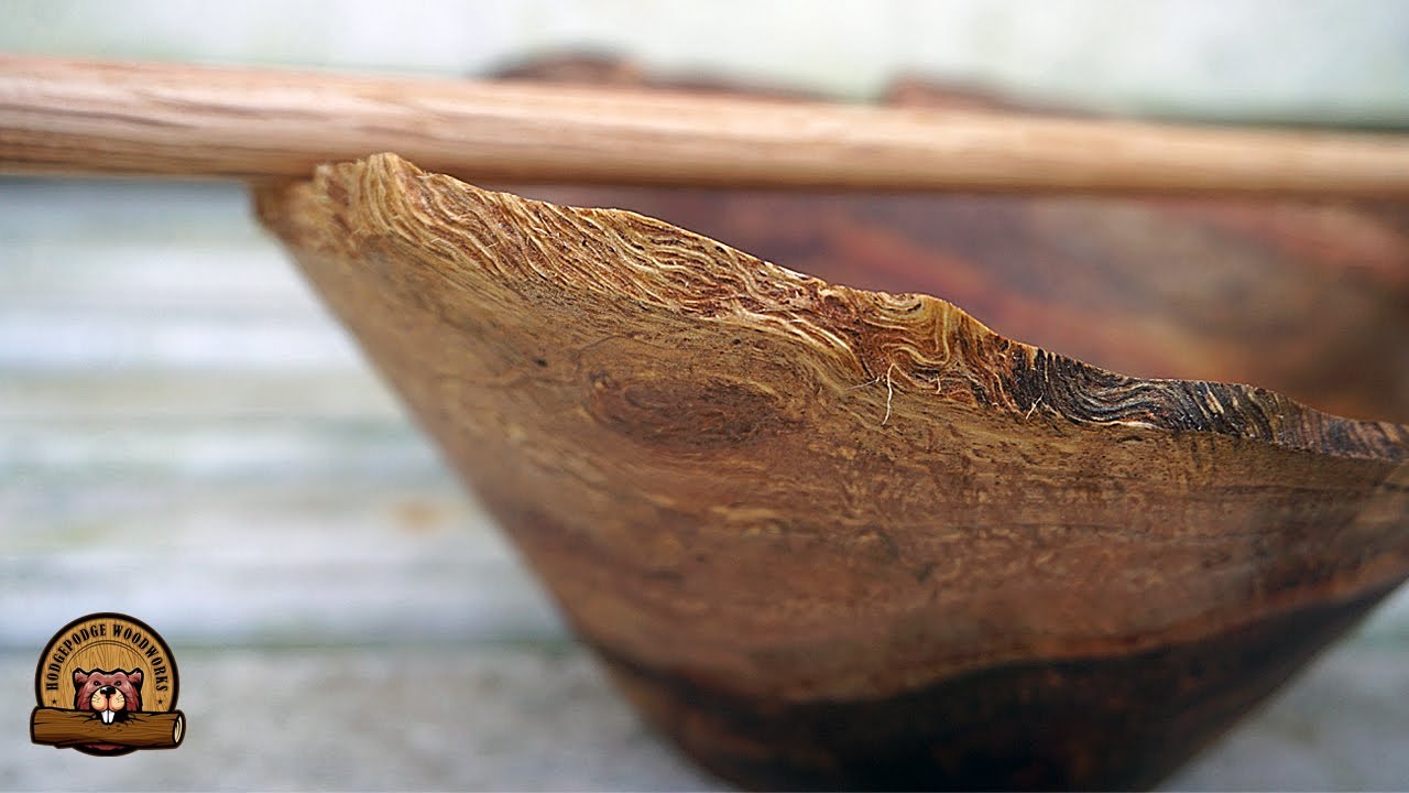 Woodturning - Rice Bowl & Chop Sticks