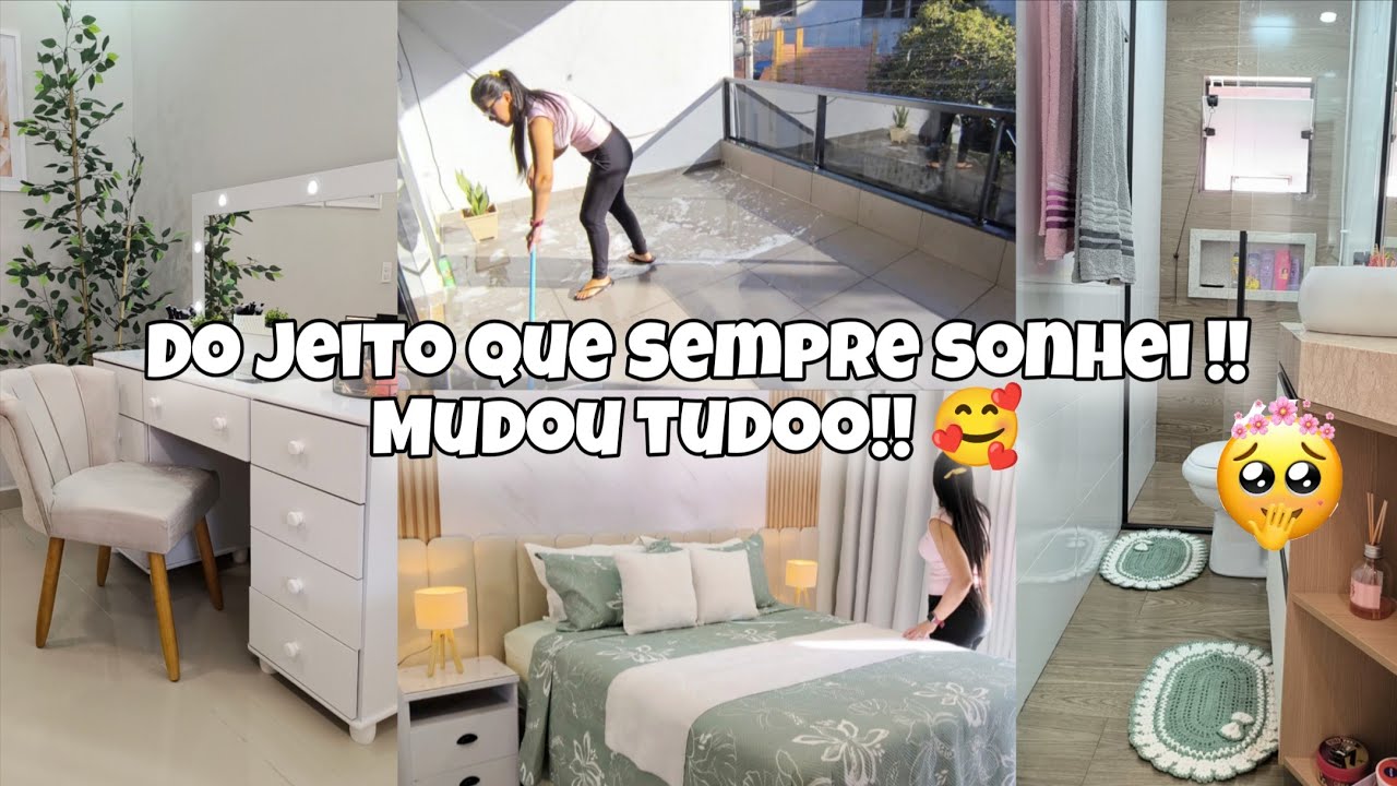 DEIXEI MEU QUARTO DO JEITO QUE SEMPRE SONHEI 💞 | MUDOU TUDO | FAXINA E DECORAÇÃO NOVA