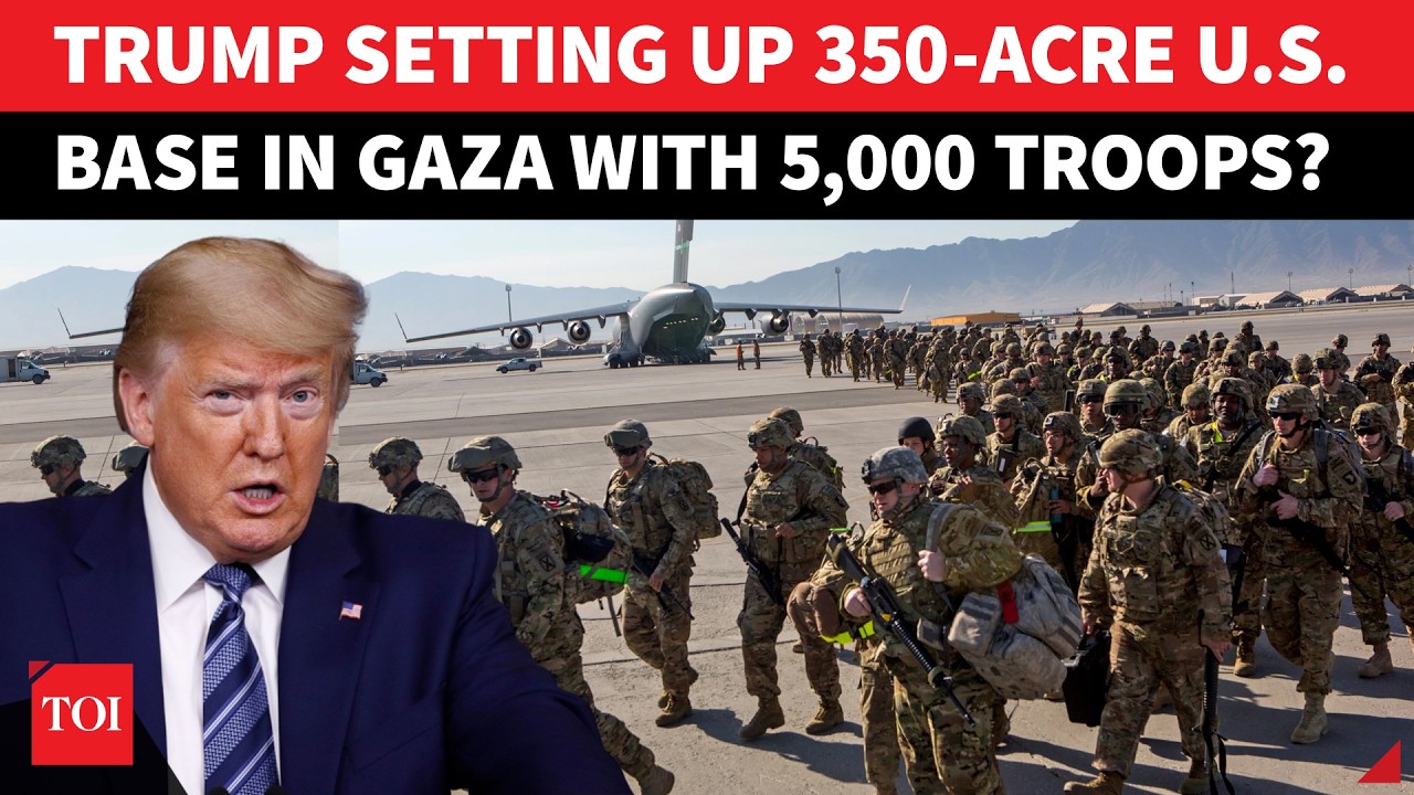 BIG! US Base In Gaza? ‘350 Acre Garrison With 5,000 Troops…’: Trump’s Jaw-Dropping Military Move