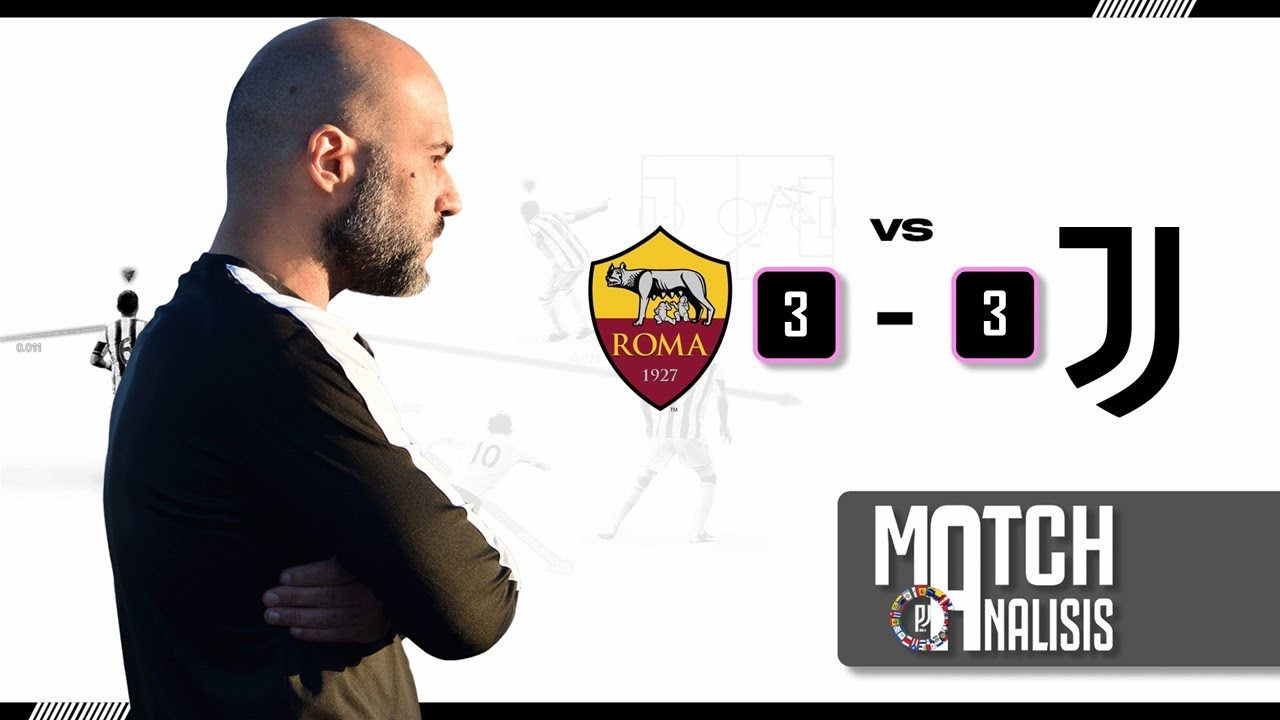 ROMA 3 vs JUVENTUS 3 | Match Analysis VIVOS de MILAGRO
