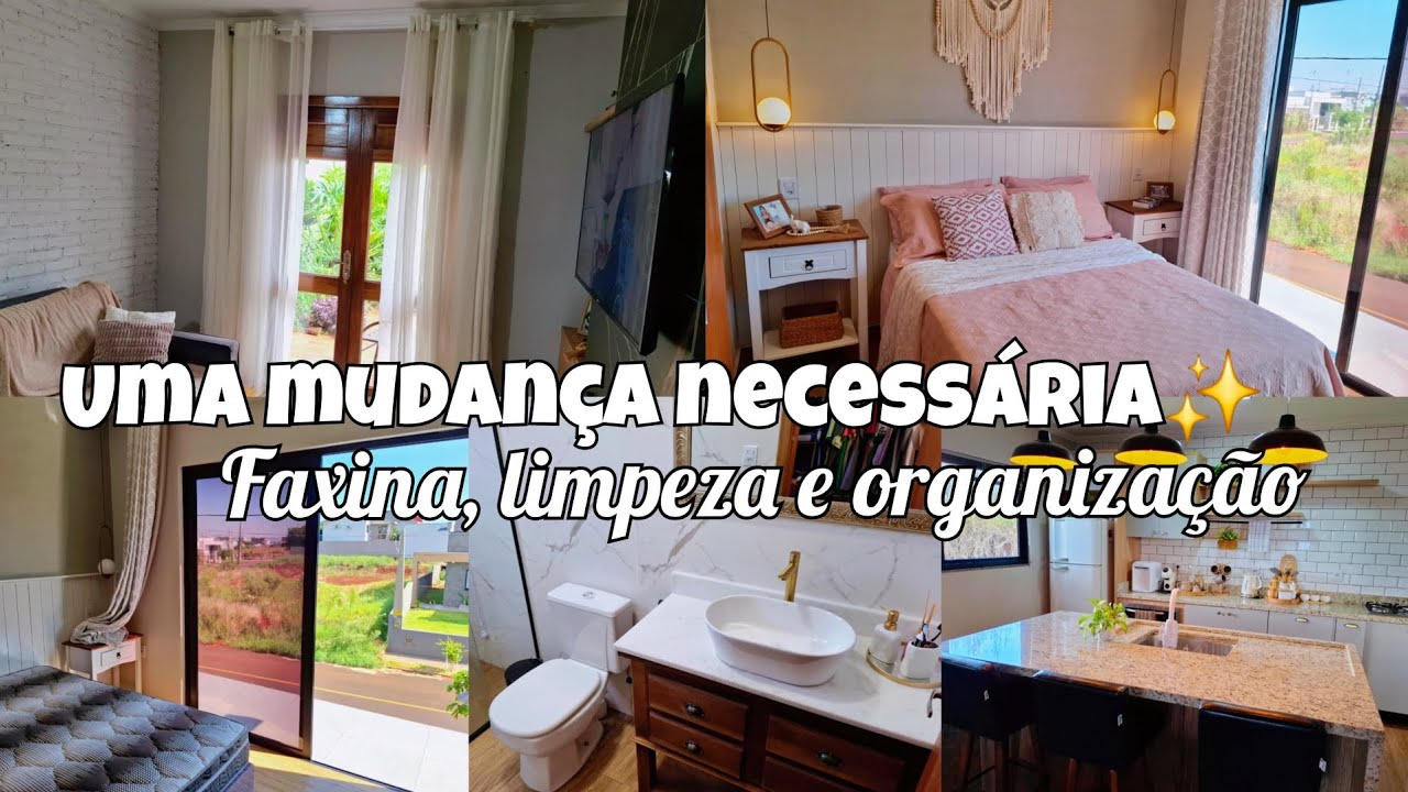 FAXINA pesada🧼🫧 LIMPEZA e ORGANIZAÇÃO real do lar, Uma mudança necessária que transformou a casa