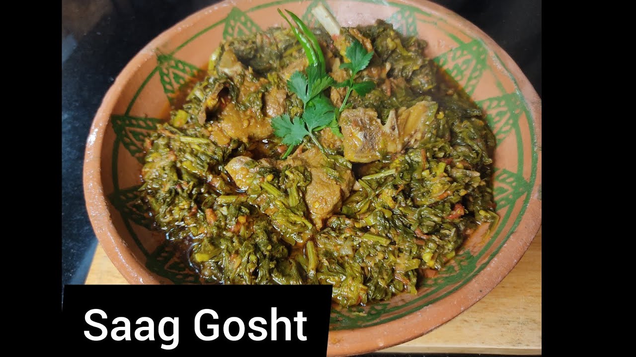 Sarson ka Saag Gosht Recipe by Rabia's Cuisine