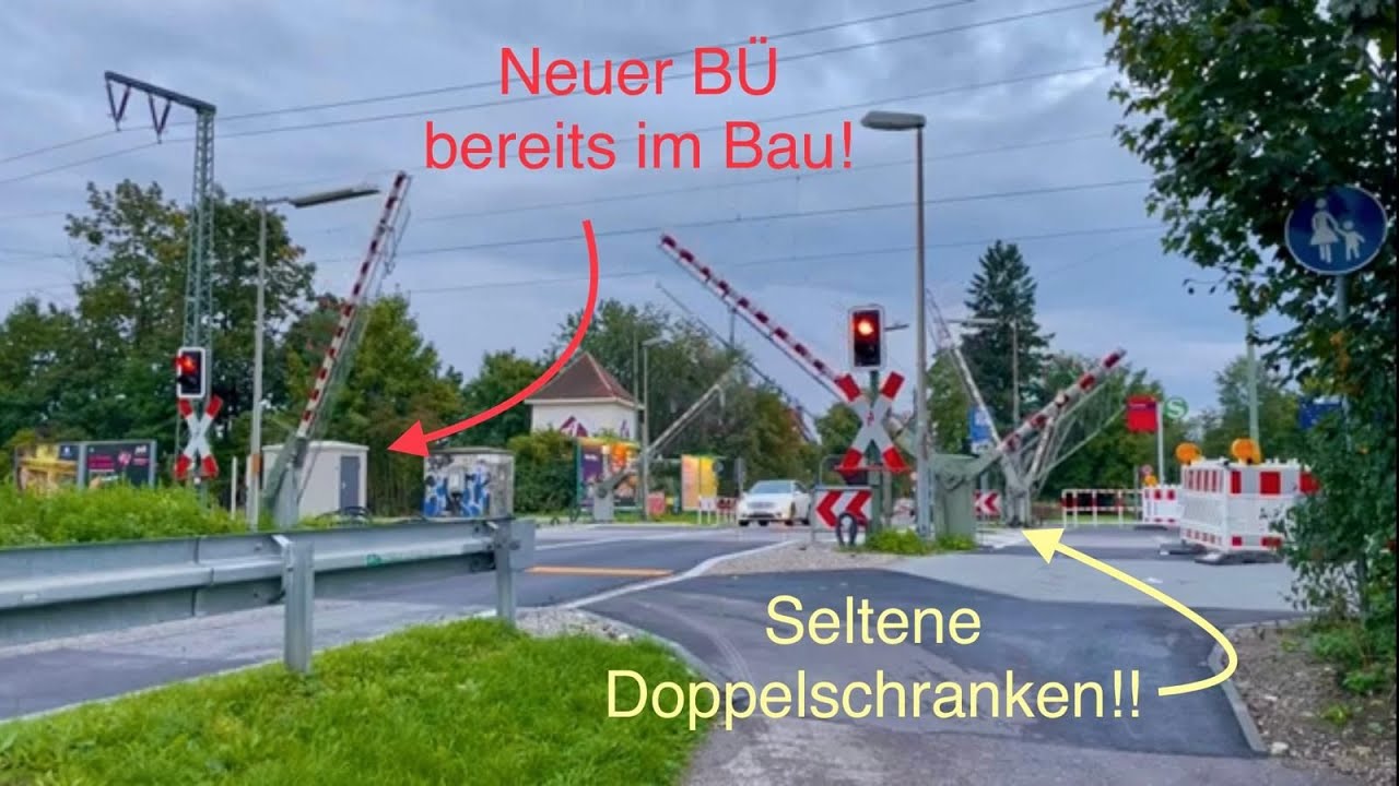 NFA 60 Neuaubing Brunhamstraße | Seltene Doppelschranken, wenige Tage vor ihrem Abbau!