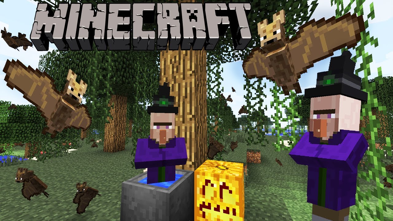 Minecraft 1.4 Snapshot: New Witch & Bat, Sounds Galore (Enderman Scream, etc.) & More! 12w38a