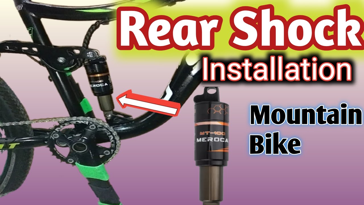 Paano magkabit ng Rear Shock Suspension | Bike