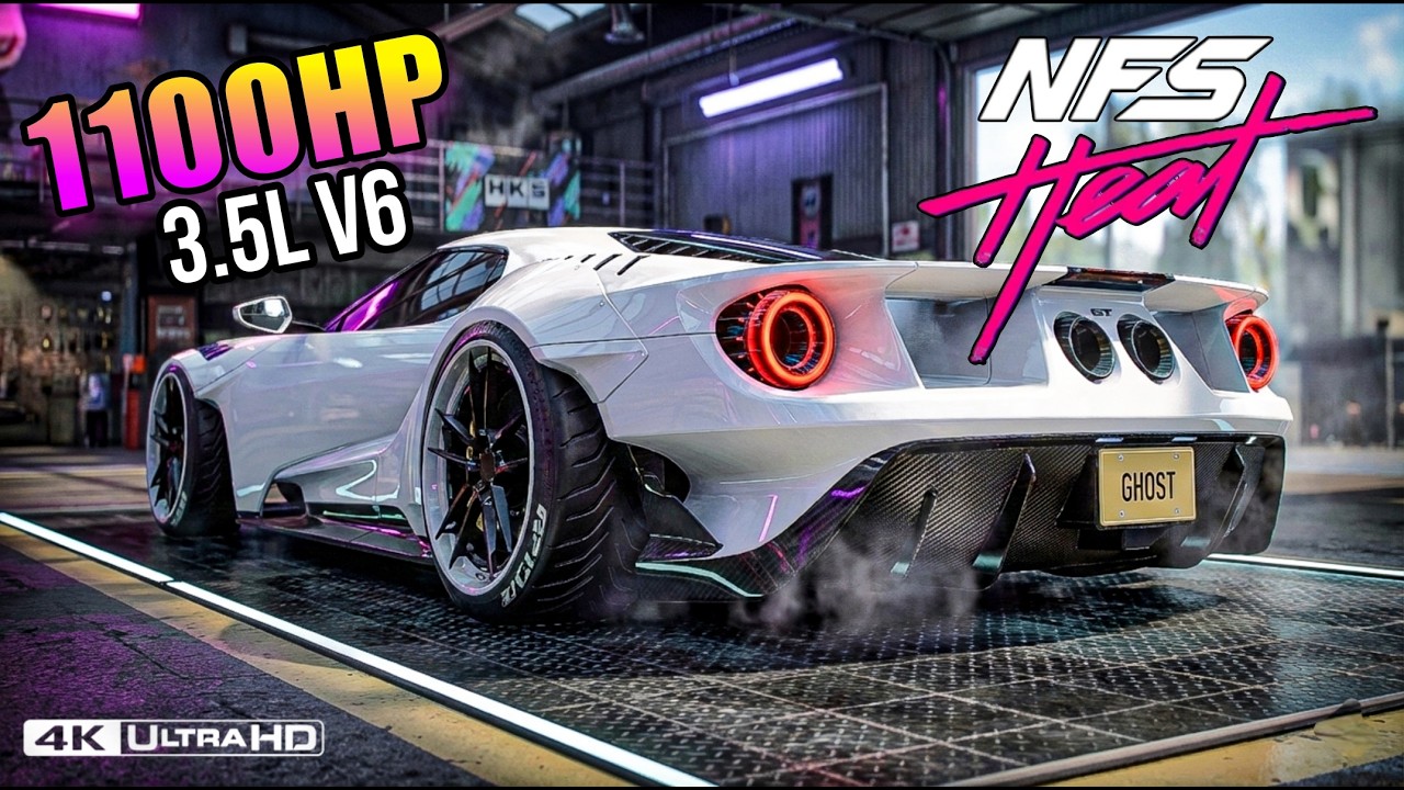 The 1100HP Ford GT is ILLEGAL! 💀 (NFS Heat Max Build)