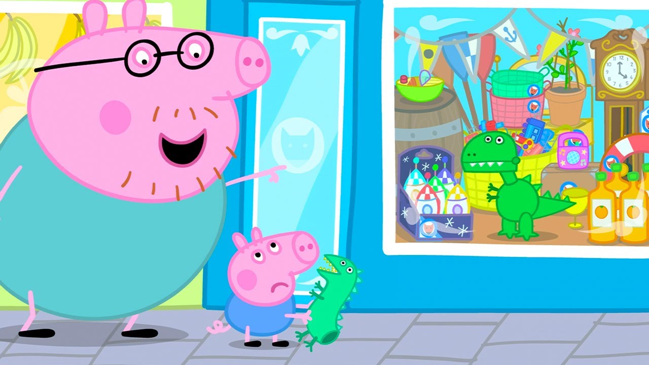 Shopping For George Pig's New Toy Dinosaur 🦖 | Peppa Pig Official Full Episodes