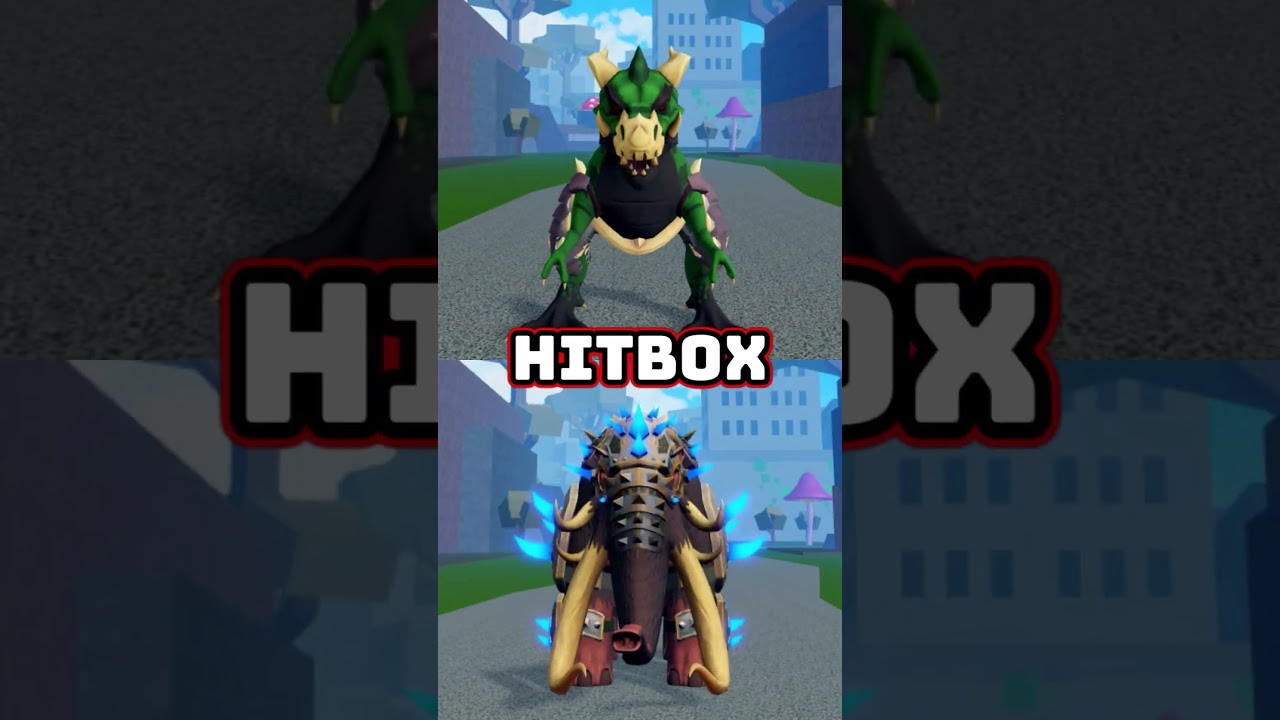 T-rex vs Mammoth Blox Fruits #roblox #bloxfruits