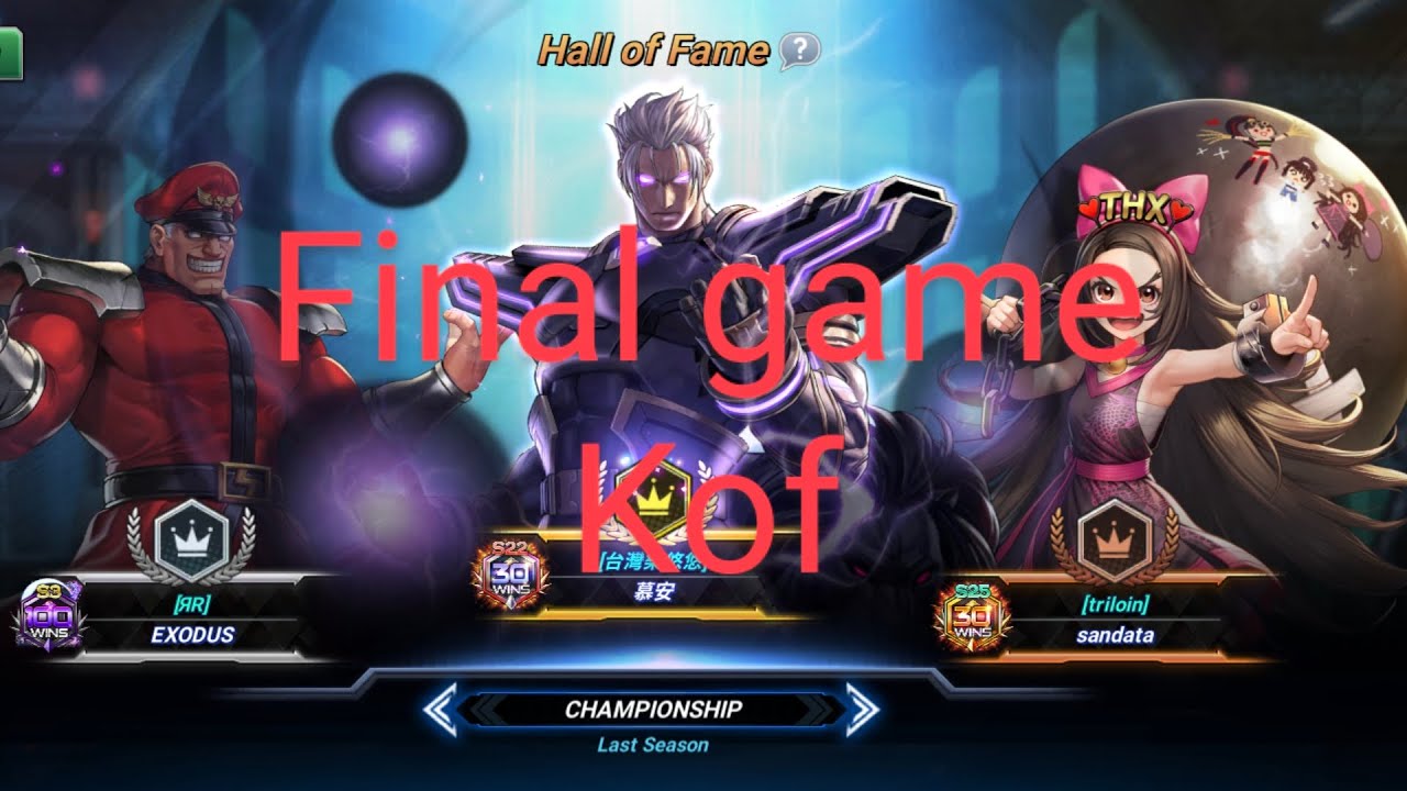 Final game kofallstar#kof#kofallstar