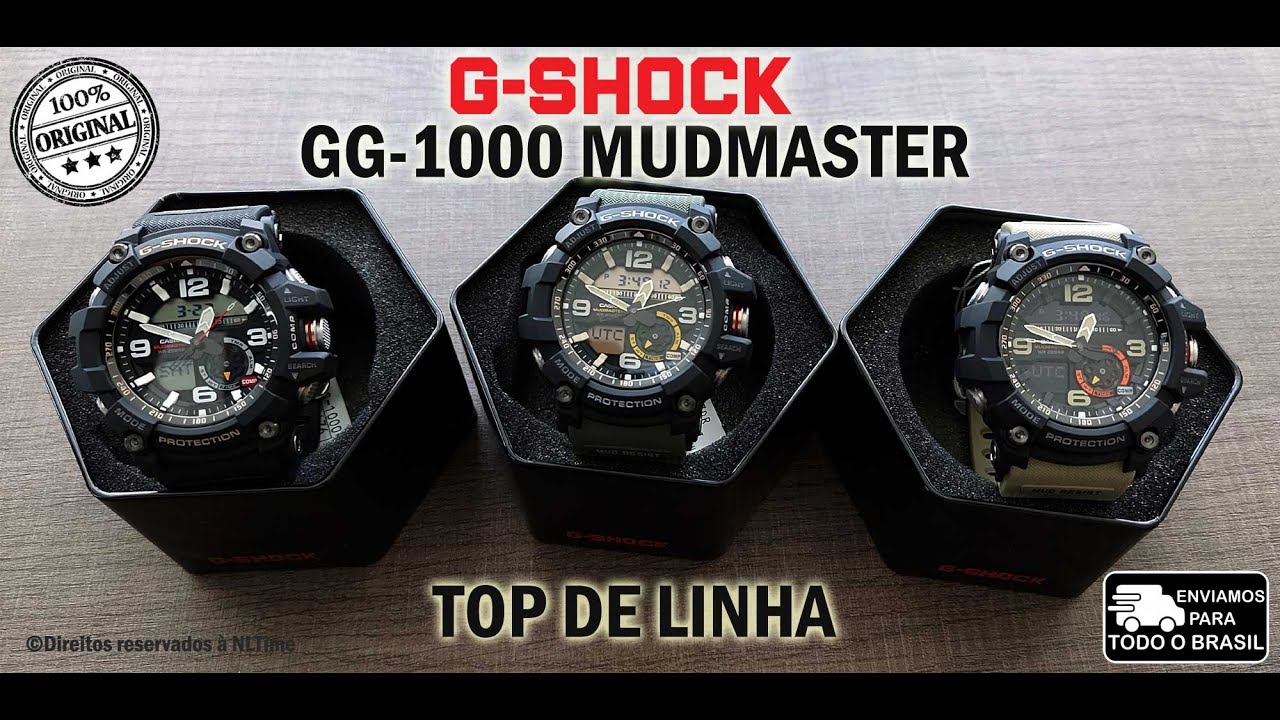 Conheça o G-Shock MUDMASTER da linha GG-1000 aqui e agora!