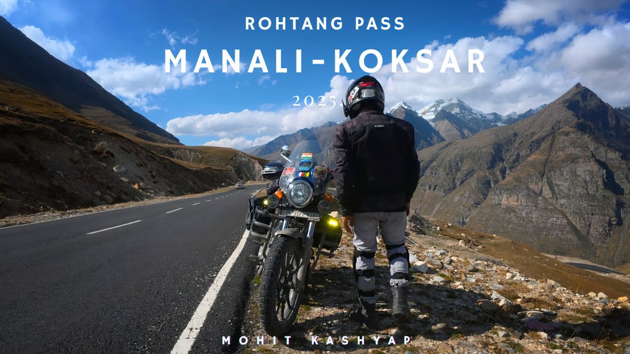 Manali To Koksar || Rohtang Pass by bike || Chandratal Was Not in Our Destiny| Epic Himalayan Ride❄️
