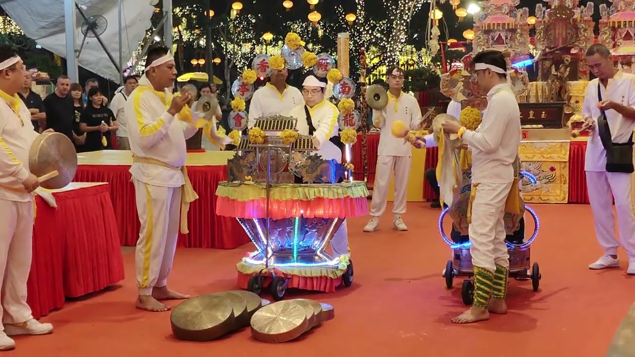 龍南殿潮州大锣鼓表演 Leong Nam Temple Teochew Drum Performance