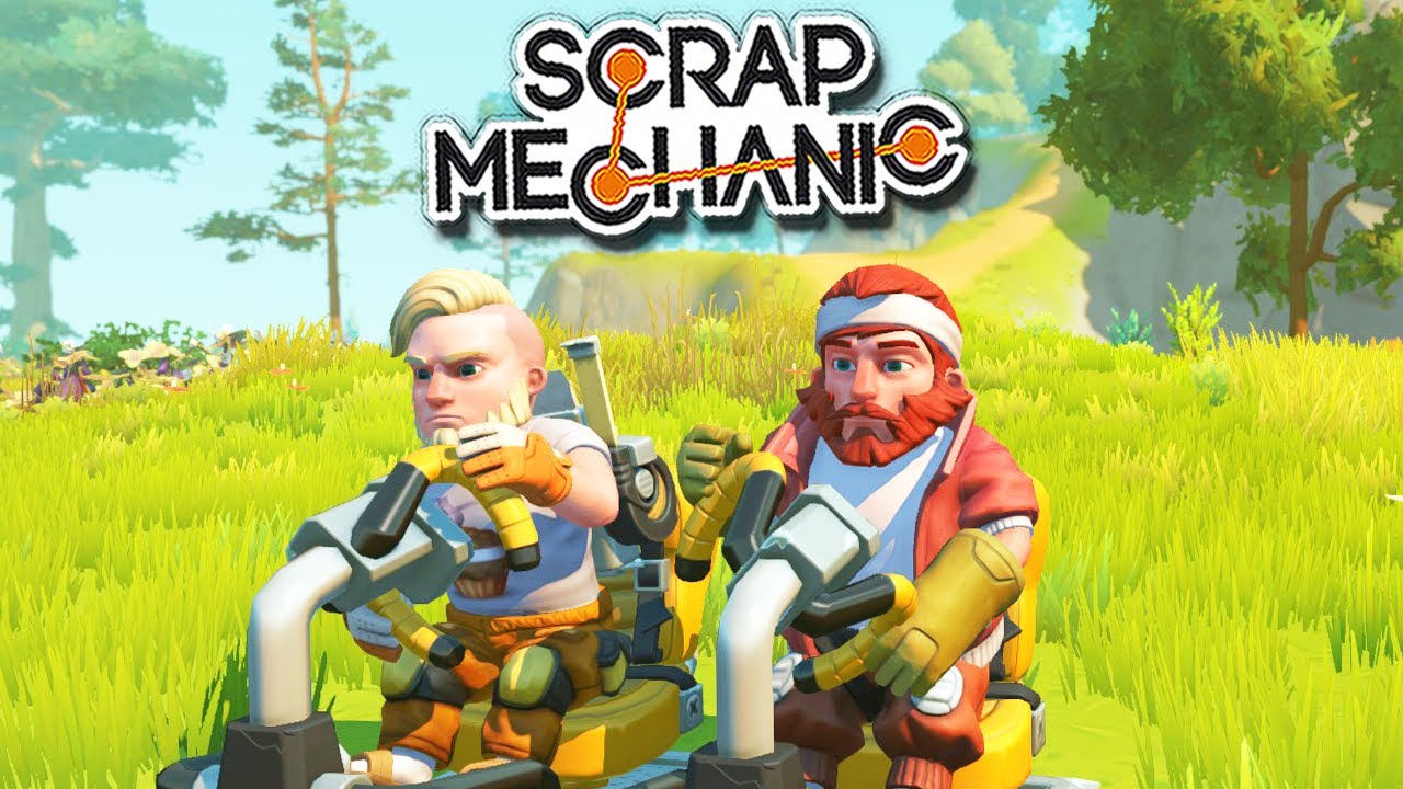 ДВА ГНОМА НА НЕВИДИМОМ АВТОМОБИЛЕ | ПОДАРКИ в SCRAP MECHANIC