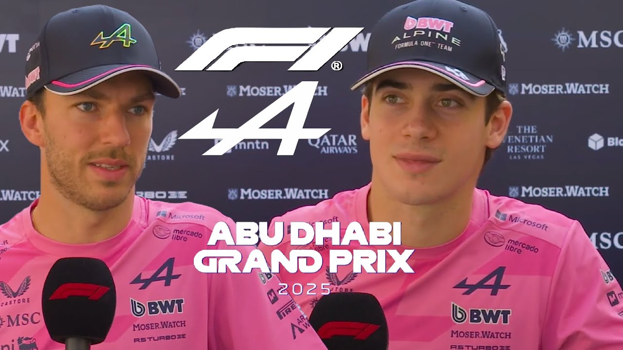 FRANCO COLAPINTO🇦🇷 PIERRE GASLY🇫🇷 en ABU DHABI GP 2025