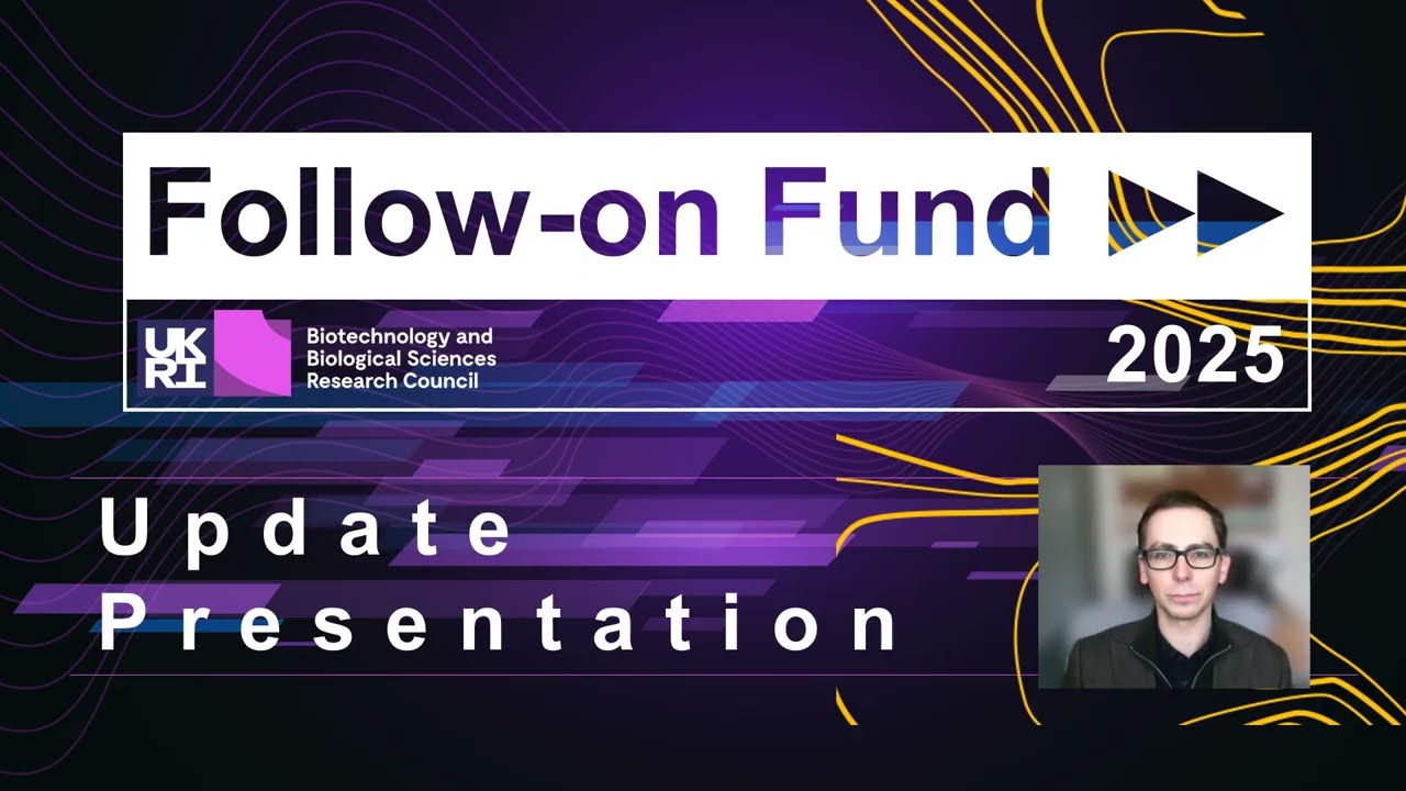 BBSRC Follow-on Fund Showcase Webinar 2025