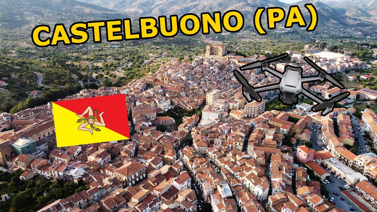 CASTELBUONO (PA), SICILY, ITALY Amazing drone footage (2K)
