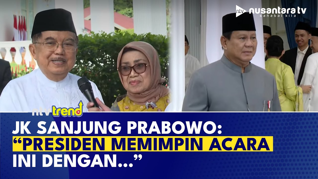 Jusuf Kalla Sanjung Prabowo Setelah Hadiri Open House di Istana | NTV
