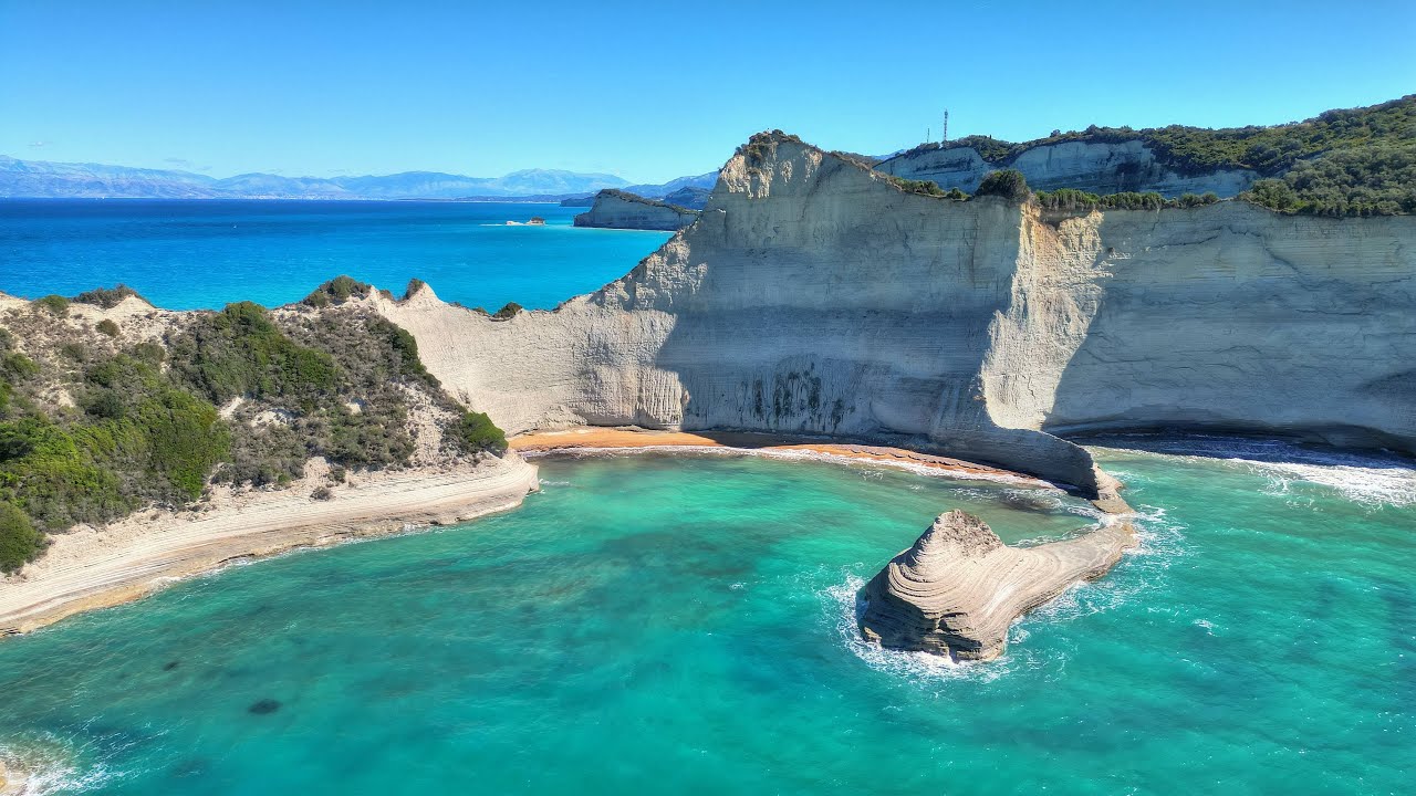 Corfu, Greece 4K Drone - Cape Drastis