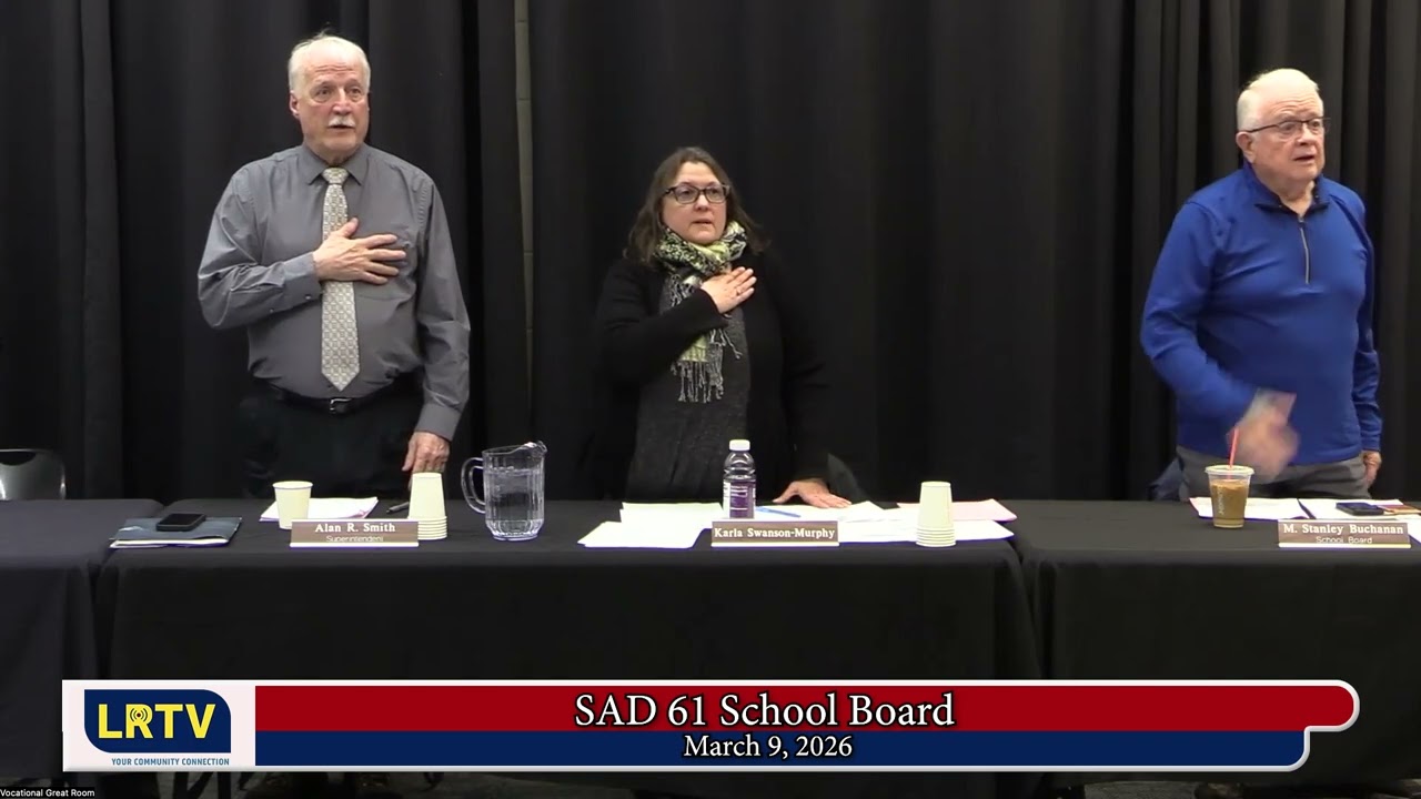 SAD 61 School Board 3-9-2026