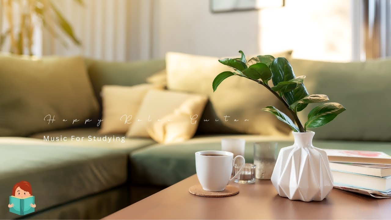 「無廣告版」感到幸福的吉他鋼琴音樂～悠閒 & 自在讀書音樂 ☕  5 HOURS RELAX MUSIC FOR STUDYING & READING