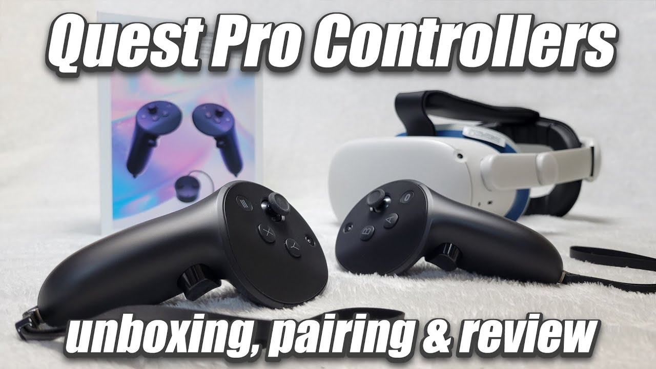 Pro or No? - Quest Pro Controllers Unboxing, Setup and Review