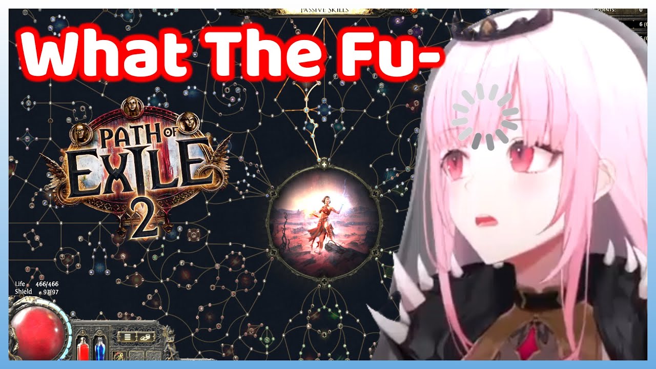 Calli First Time Discover Path of Exile 2 Skill Tree is Priceless! (Hololive)