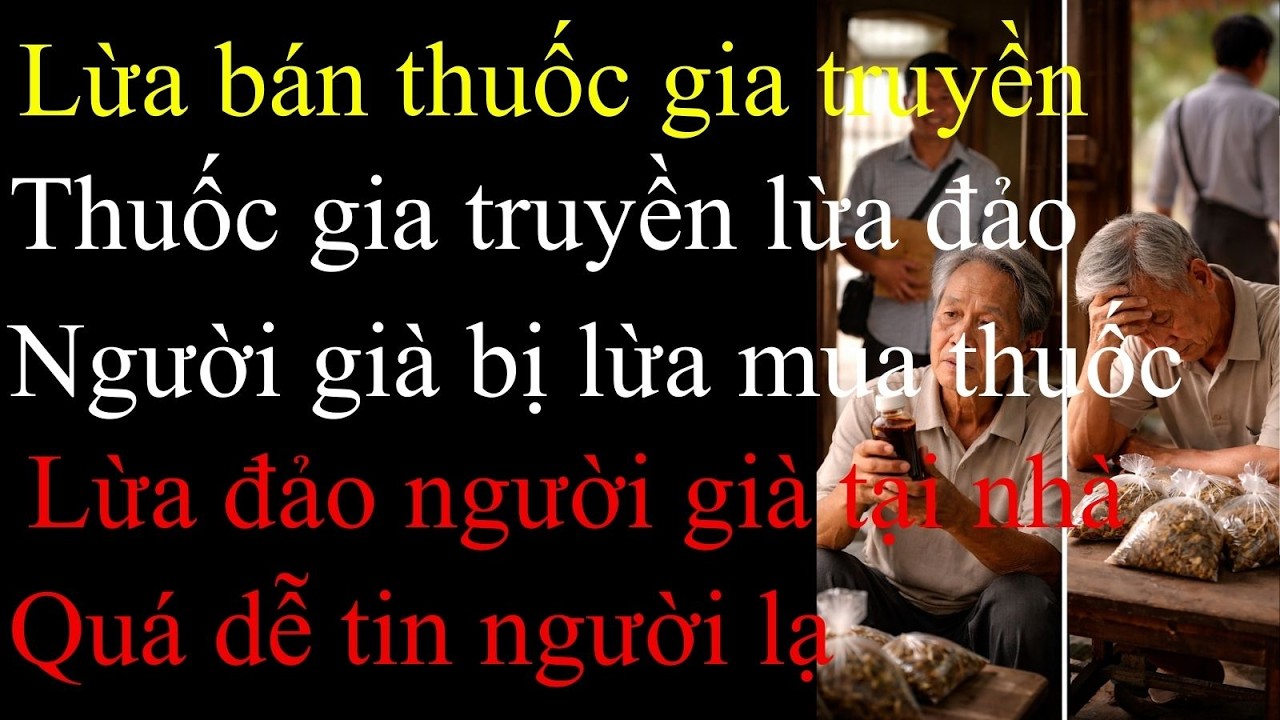 Lừa Bán Thuốc Gia Truyền, Người Già Tin Lời Rồi Mất Tiền Cả Chục Triệu