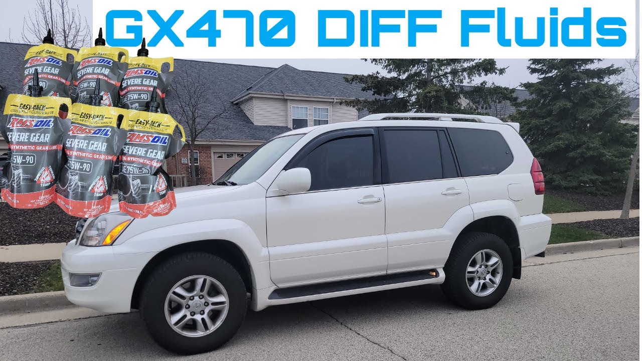 Is AMSOIL Severe Gear 75W-90 the BEST Gear Oil for Your Lexus GX470?