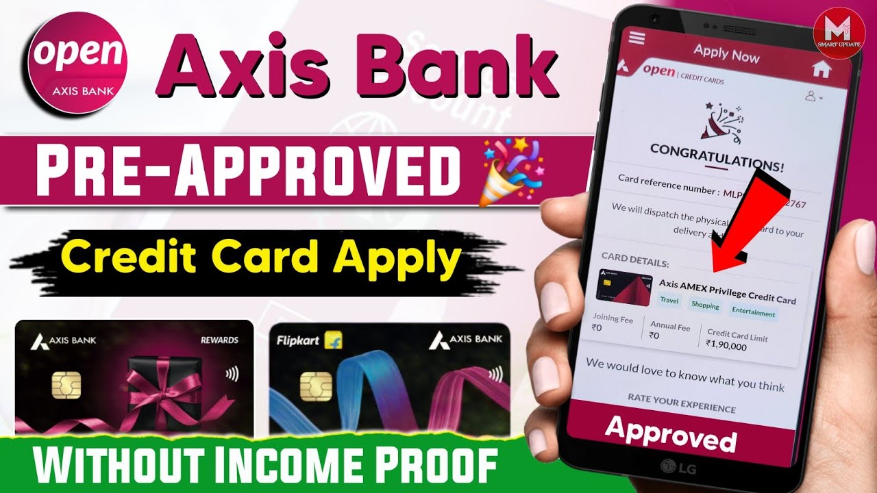 How to Apply Axis Bank Pre-Approved Credit Card Online 🎉