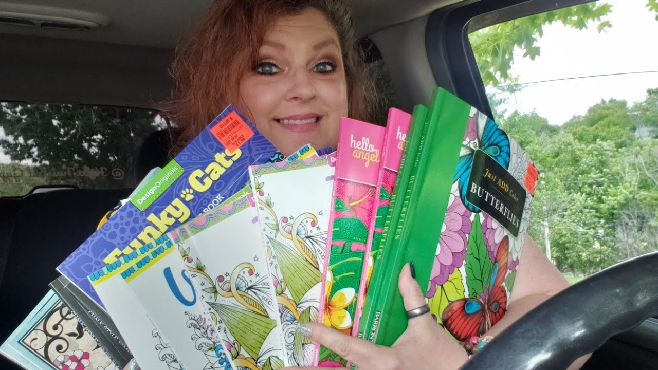 OLLIE'S HAUL 🐦🦋🌼🌻 COLORING BOOKS GALORE
