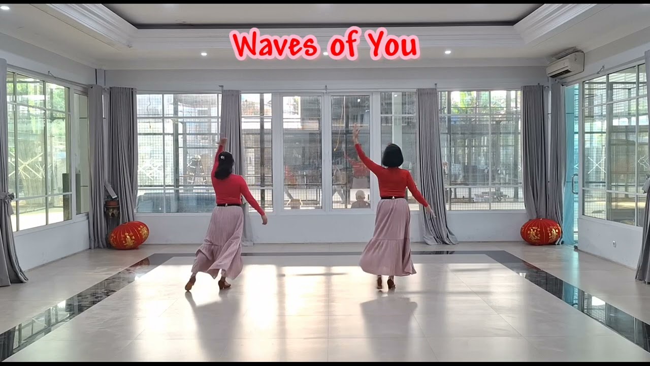 Waves of You - Line Dance || Intermediate Level || Choreo:Peter Davenport (ES)