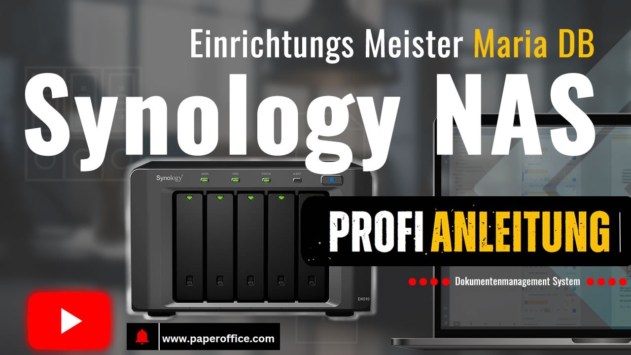 Synology NAS Hack: DOKUMENTENVERWALTUNG mit MariaDB10 & PaperOffice DMS leicht gemacht! [NEU]