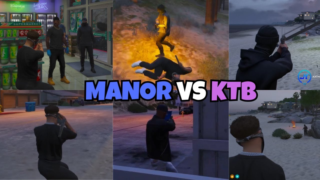 Manor vs KTB Shootout at 24/7 Chumash After Manor Take A KTB Member Hostage | NOPIXEL 4.0 GTA RP