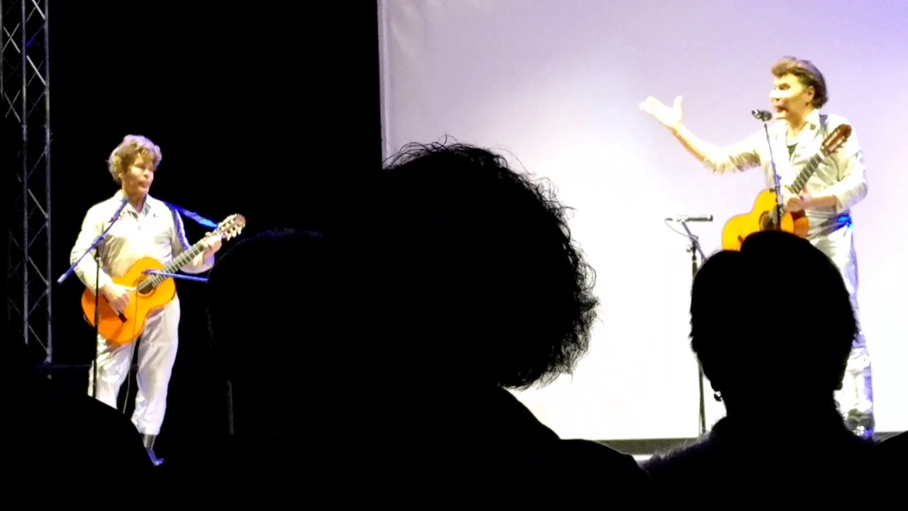 concert de Igor et Grichka Bogdanov à Gruchet le Valasse a la guitare