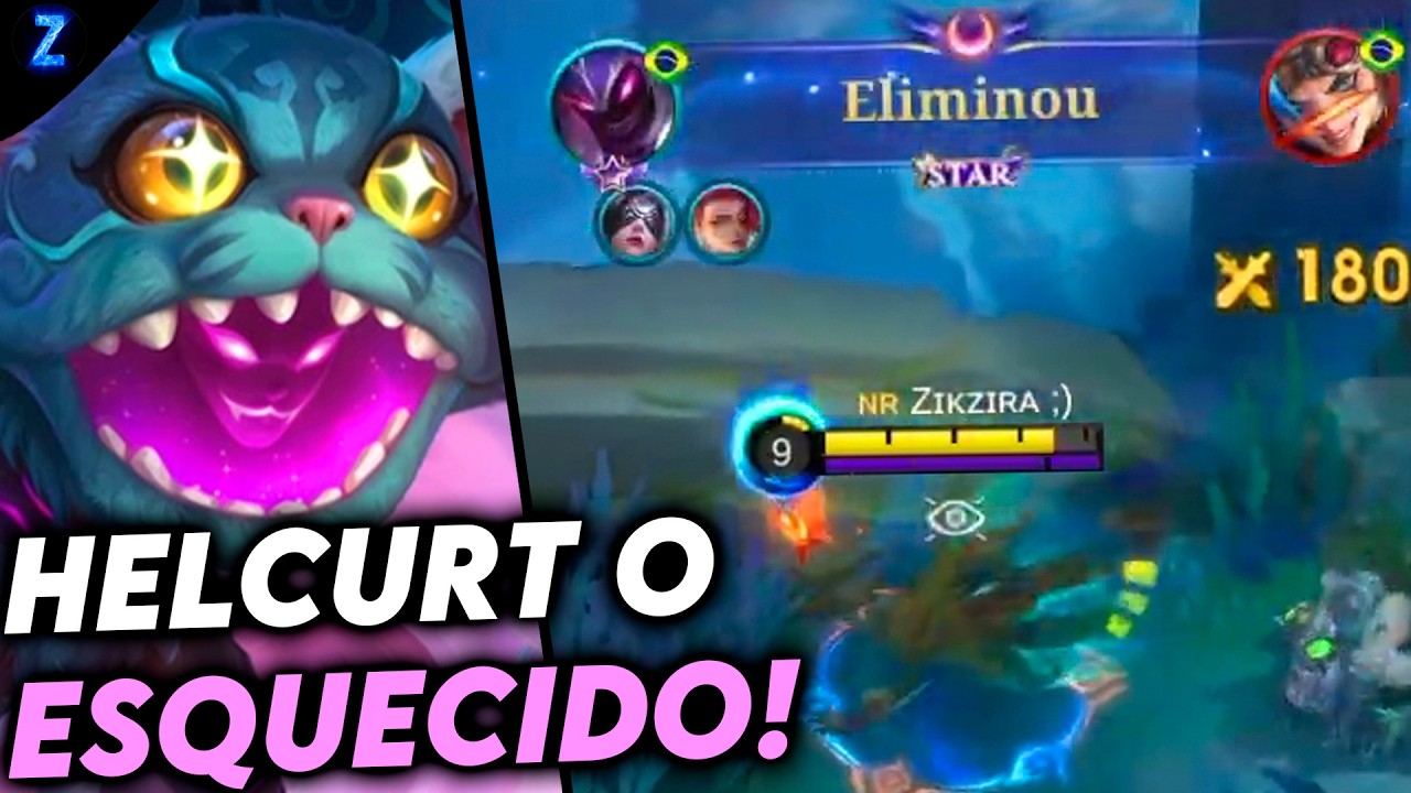 O ASSASSINO ABANDONADO CHAMADO HELCURT! - HELCURT GAMEPLAY | Mobile Legends