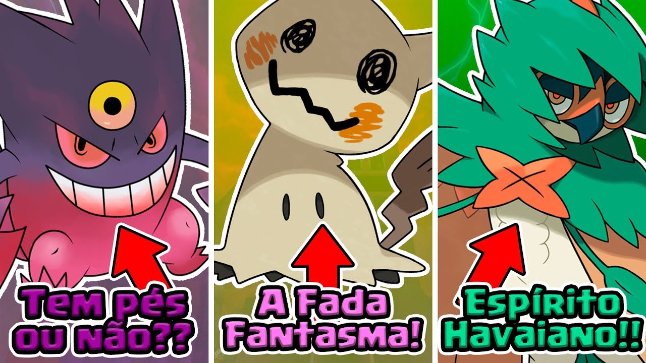 80 CURIOSIDADES SOBRE OS POKÉMON FANTASMA!!