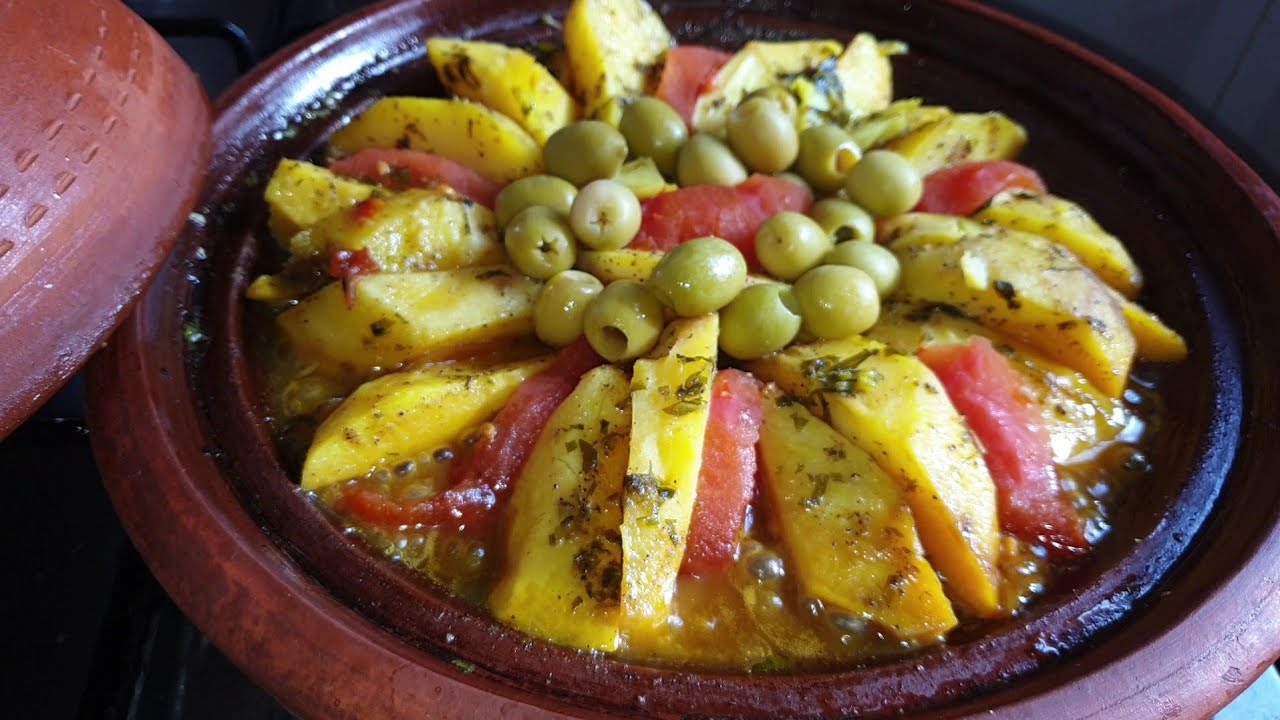 طاجين البطاطا الحلوة بدون دجاج ولا لحم بطريقة أمي الغالية شهوة منوا بنيين ماتشبعوهش رووعة😍😋
