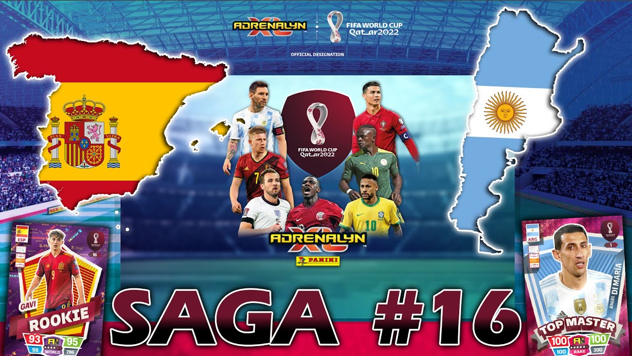 Panini Adrenalyn XL FIFA World Cup Qatar 2022 Történet 16. Rész | Argentína - Spanyolország