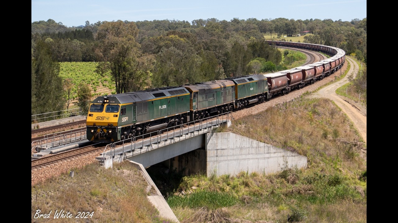 Trains in the Hunter Valley V21: Belford, Whittingham & Scone- 25/10/24