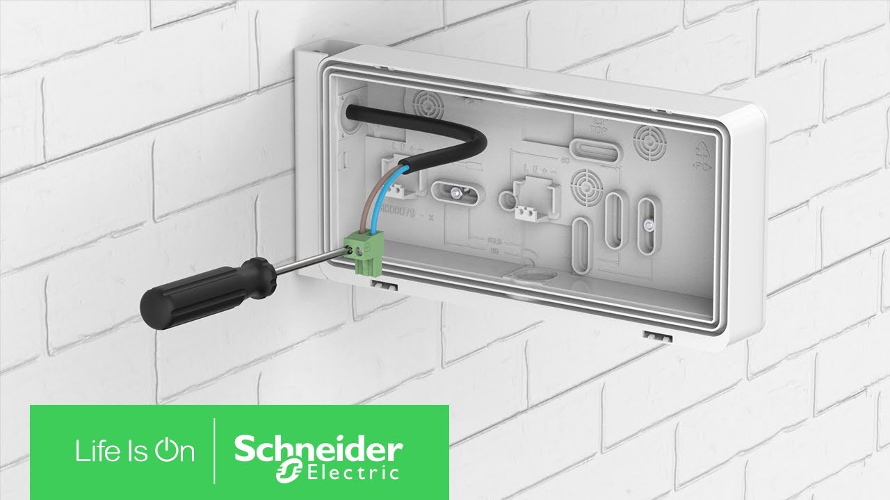 Come installare Exiway Light con la staffa a bandiera | Schneider Electric Italia