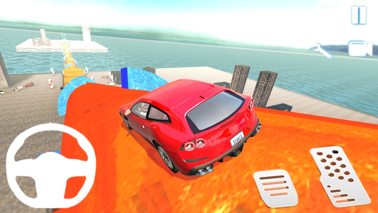 Car Stunt Races Mega Ramps 60fps Ultra Graphics Gameplay - Mega Stunts Car Race Game #8
