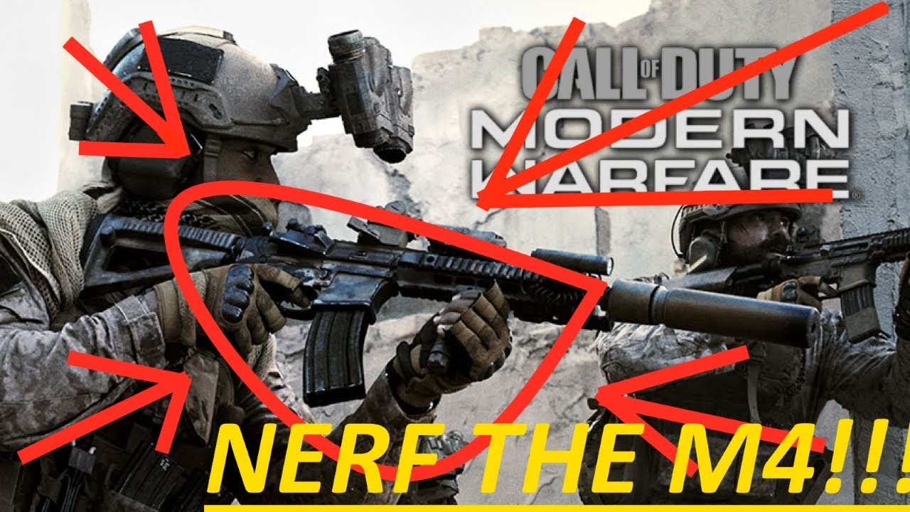 M4 IS EXTREMELY OVERPOWERED IN MODERN WARFARE ( NERF IT!!! )