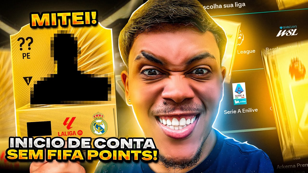 COMECEI UMA CONTA SEM FIFA POINTS E TIREI O MELHOR BRASILEIRO DO JOGO!