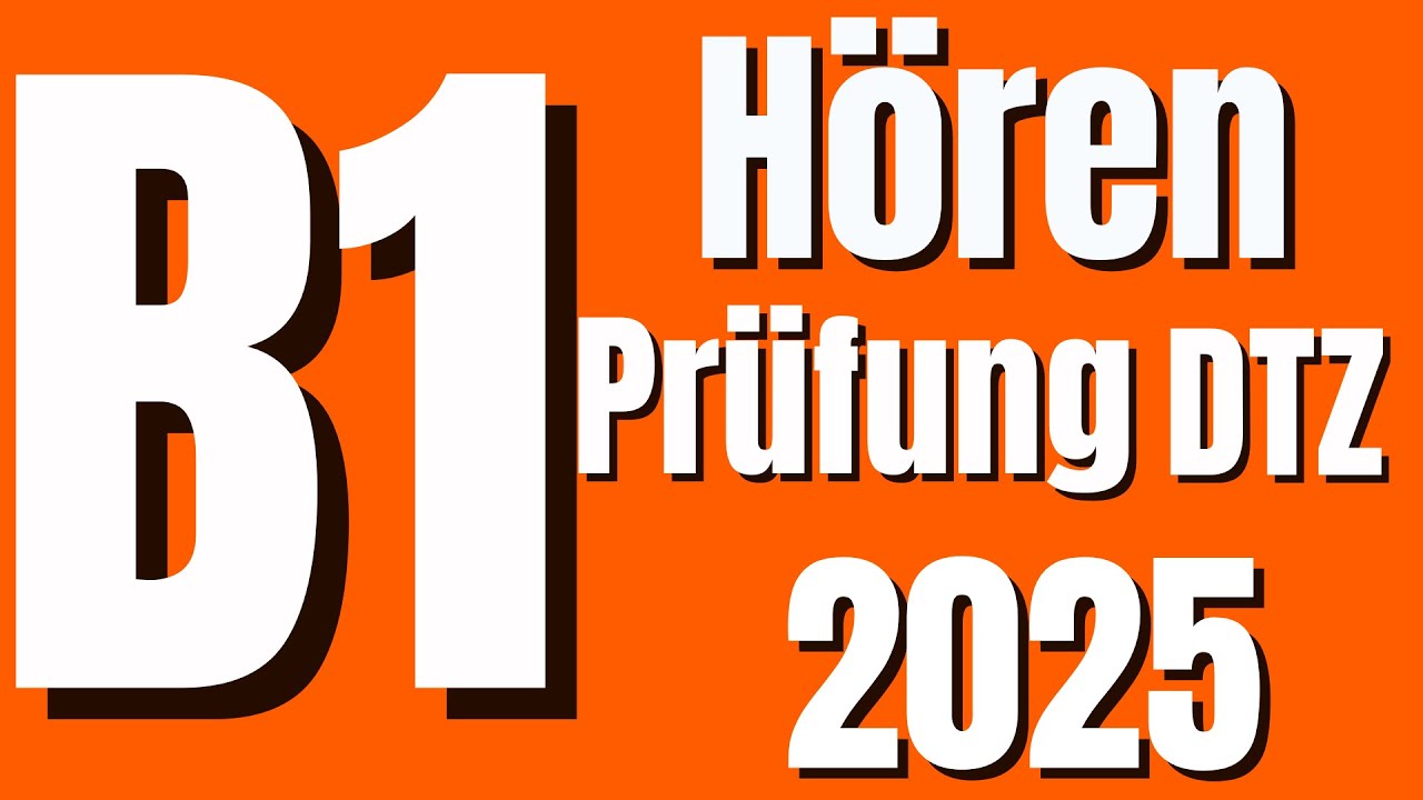 ▶️  d.a.s.t  B1 Hören  Prüfung B1 _ DTZ DAST 2025
