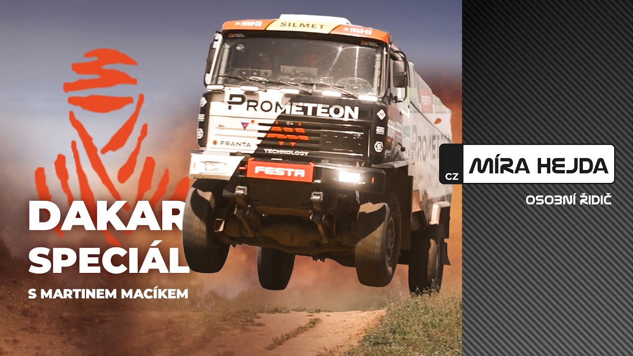 TEST: 10 tun do písečných dun! Dakar speciál s Martinem Macíkem.