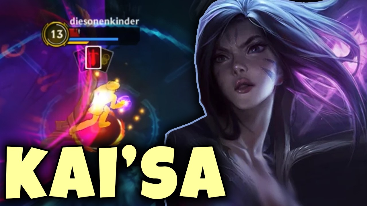 Wild Rift Kai'sa Dragon Lane Gameplay in Season 20 (Build & Runes)