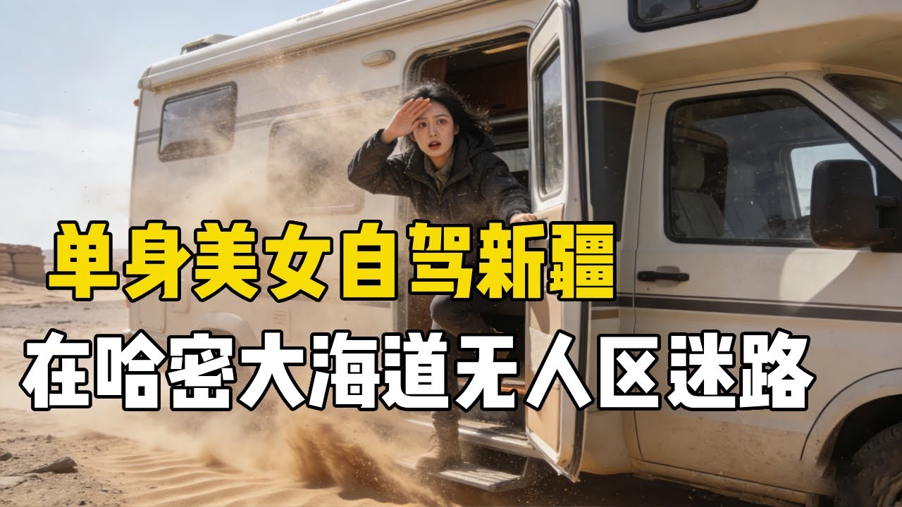 单身美女自驾新疆（9~15天）：在哈密大海道无人区迷路了，一天都没能走出去【孙二娘带你游中国】